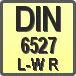 Piktogram - Typ DIN: DIN 6527 L-W R
